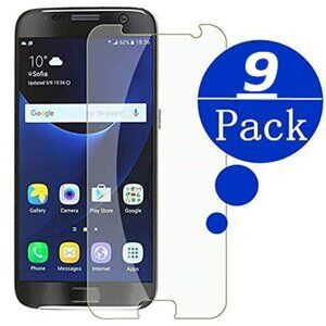 NEW [9-PACK] SAMSUNG GALAXY S7 SCREEN PROTECTOR [SCRATCH PROOF] [CASE FRIENDLY]